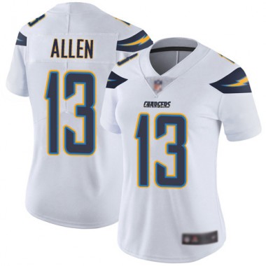 Los Angeles Chargers NFL Football Keenan Allen White Jersey Women Limited 13 Road Vapor Untouchable